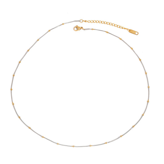 Goldern Mist - Minimal Beaded Chain